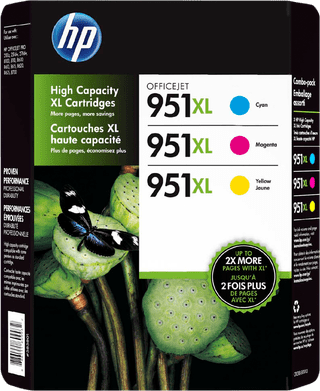 HP 951XL Cartridges Tri-Color Pack