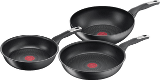 Tefal Unlimited Frying Pan Set 24cm + 28cm + Wok 28cm