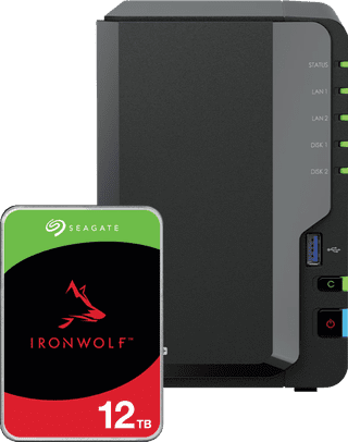 Synology DS225+ + Seagate Ironwolf 12 TB