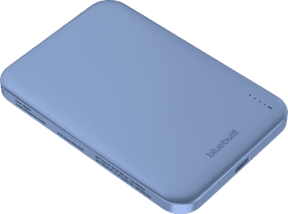 BlueBuilt MagSafe Hülle iPhone 18 Pro Hellblau + Powerbank 5.000 mAh Blau