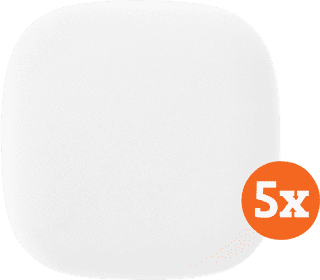 Jalo Kupu Smoke Detector White (10 years) 5-pack