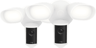 Ring Floodlight Kamera Wired Pro 2. Generation Weiß Doppelpack