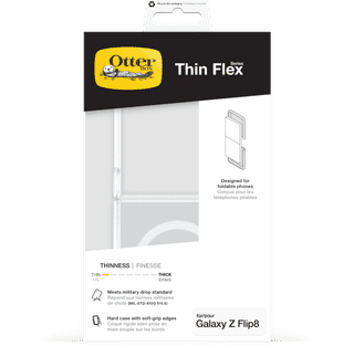OtterBox Thin Flex Samsung Galaxy Z Flip8 Backcover Transparent