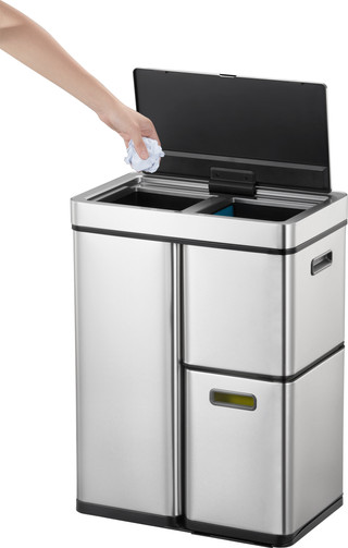 EKO Mirage Plus Sensor 30 + 2x 15L Matte Stainless Steel