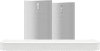Sonos Beam Ultra Weiß + 2x Era 100 SL Weiß