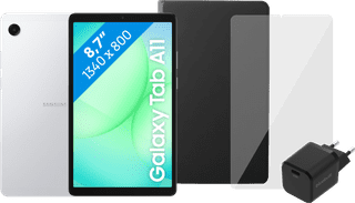 Samsung Galaxy Tab A11 8,7 Zoll 128GB Wi-Fi Silber + Komplett Zubehörset