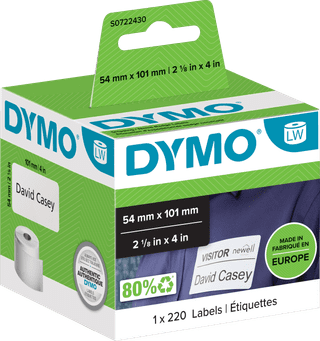DYMO LabelWriter Large Labels 54x101mm 220 Units