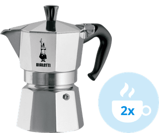 Bialetti Moka Express 2 Tassen