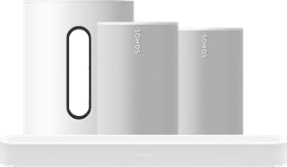 Sonos Beam Ultra Weiß + Sonos Sub Mini + 2x Sonos Era 100 SL Weiß