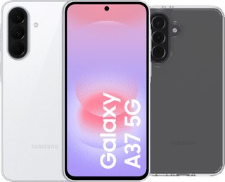 Samsung Galaxy A57 256GB Weiß 5G + BlueBuilt Backcover Transparent