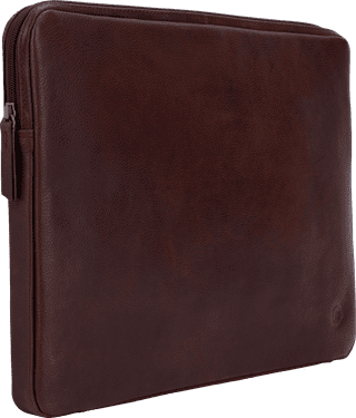 BlueBuilt 15 - 16 inches Laptop Sleeve Width 36 - 37cm Leather Brown