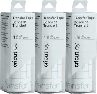 Cricut Joy StandardGrip Transfer Tape 14 x 122 cm Transparent 3er-Pack