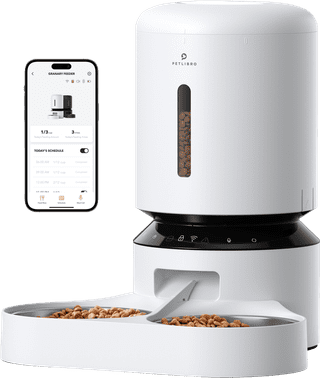 Petlibro Automatischer Futternapf mit WLAN Dual PLAF103 Weiß