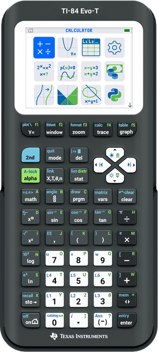 Texas Instruments TI-84 Evo-T Grafikfähiger Taschenrechner