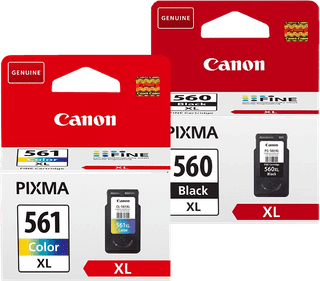 Canon PG-560XL + CL-561XL Druckerpatronen Kombipack