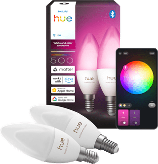 Philips Hue Candle Light White and Color E14 Duo Pack