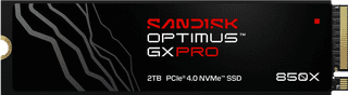SANDISK Optimus GX PRO 850X 2TB NVMe-SSD mit Kühlkörper