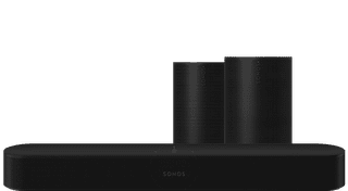 Sonos Beam Gen2 Schwarz + Era 100 SL Doppelpack Schwarz