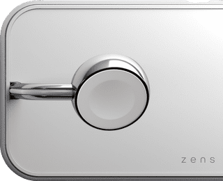 ZENS Dual & Apple Watch Aluminium kabelloses Ladegerät 10 W Weiß