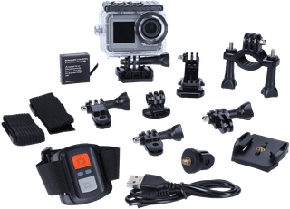 Rollei Actioncam 9S Plus mit Zubehör