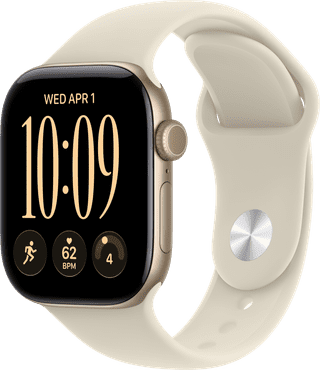 Apple Watch Series 12 Cellular 42 mm Gold Sportarmband S/M