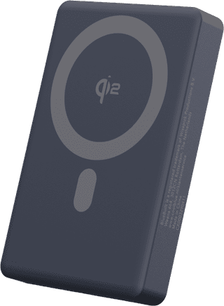 BlueBuilt Wireless Powerbank mit MagSafe und Qi2 10.000 mAh mit Schnellladefunktion Grau