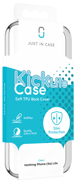 Just in Case Soft Design Nothing Phone (3a) Lite Back Cover Transparent
