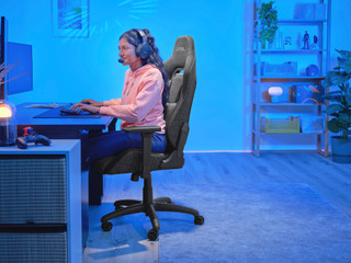 Trust GXT 723 Ruya Gaming-Stuhl Grau