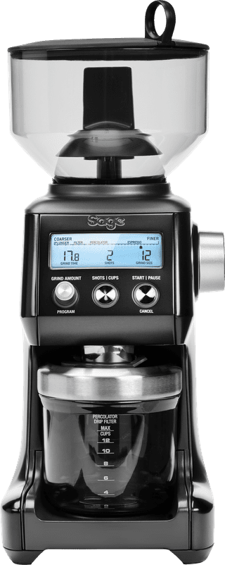 Sage the Smart Grinder Pro Black Stainless Steel