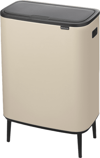 Brabantia Bo Touch Bin Hi Mülleimer 60 Liter Soft Beige