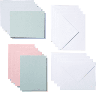 Cricut Cut-Away Cards Pastel A2 (10,8 cm x 14 cm) 8er-Pack