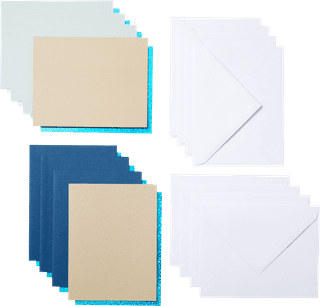 Cricut Cut-Away Cards Marina A2 (10,8 cm x 14 cm) 8er-Pack