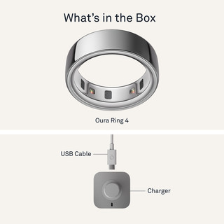 Oura Ring 4 Size 15 Silver