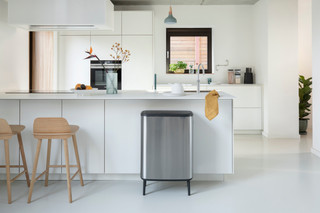 Brabantia Bo Touch Bin Hi Abfalleimer 2 x 30 Liter Matt Steel Fingerprint Proof