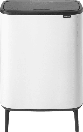 Brabantia Bo Touch Bin Hi Abfalleimer 2 x 30 Liter White