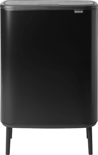 Brabantia Bo Touch Bin Hi Abfalleimer 2 x 30 Liter Matt Black