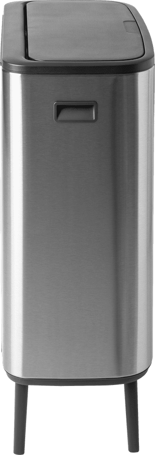 Brabantia Bo Touch Bin Hi Abfalleimer 2 x 30 Liter Matt Steel Fingerprint Proof