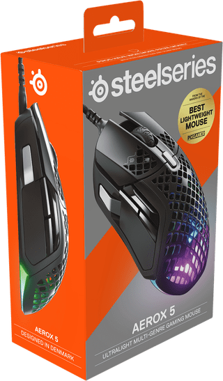 SteelSeries Aerox 5 Kabelgebundene Gaming-Maus Schwarz