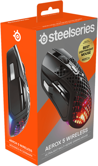 SteelSeries Aerox 5 Wireless Gaming Mouse Black