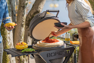 Boretti Ceramica Medium + Boretti Grillabdeckung Ceramica Medium