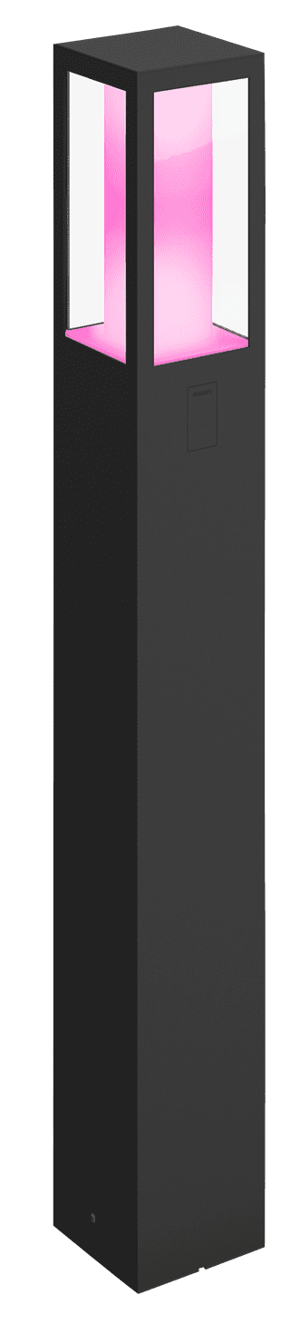 Philips Hue Impress Sockelleuchte White & Color Schwarz hoch