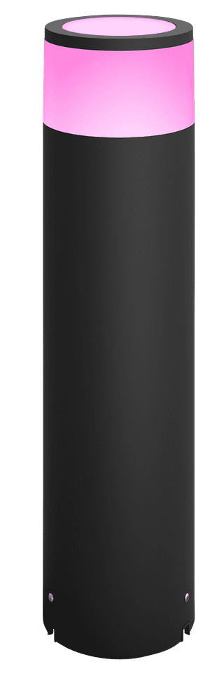 Philips Hue Calla Pedestal Lamp White and Color Black High Expansion