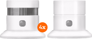 KlikAanKlikUit ZSDR-850 Rauchmelder (3 Jahre) 4er-Pack + Kohlenmonoxidmelder