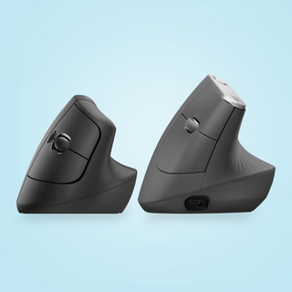 Logitech Lift Vertikale ergonomische Maus Schwarz