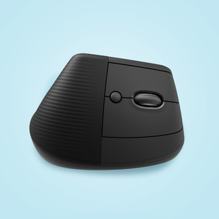 Logitech Lift Vertikale ergonomische Maus Schwarz