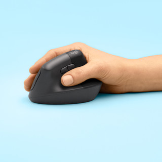 Logitech Lift Vertikale ergonomische Maus Schwarz