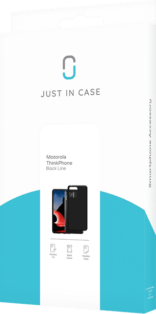 Just in Case Soft Design Motorola ThinkPhone Backcover Schwarz