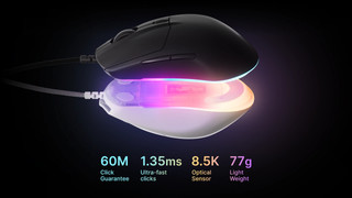 SteelSeries Rival 3 Gen 2 Gaming Mouse Black