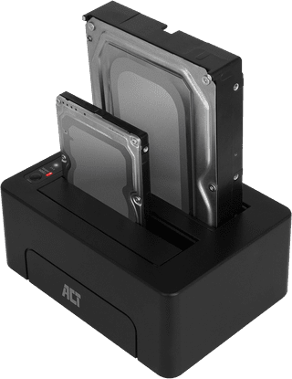 ACT AC1504 SATA 2.5 inches & 3.5 inches Dual Docking Station