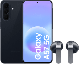 Samsung Galaxy A57 128GB Dunkelblau 5G + Samsung Galaxy Buds4 Schwarz